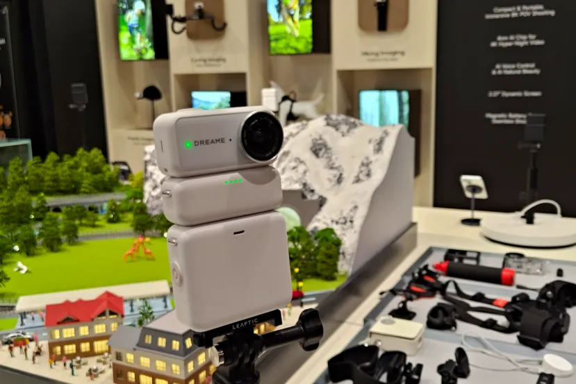 Dreame entra en el mercado de las cámaras con la LEAPTIC Cube de 55,9 gramos y vídeo 8K