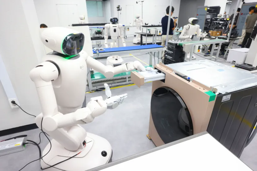 LG llenará una instalación de 10.000 m2 con cientos de robots para entrenar su IA