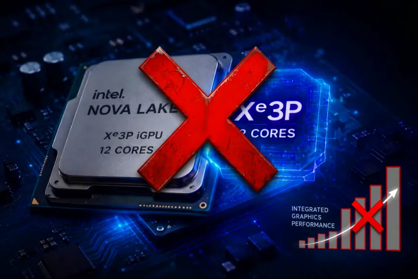 Intel no lanzará procesadores Nova Lake-S con GPU integrada de 12 núcleos Xe3