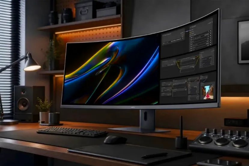 HKC presenta su nuevo monitor Tianqi de 43,8 pulgadas con formato 24:9, MiniLED y 180 Hz