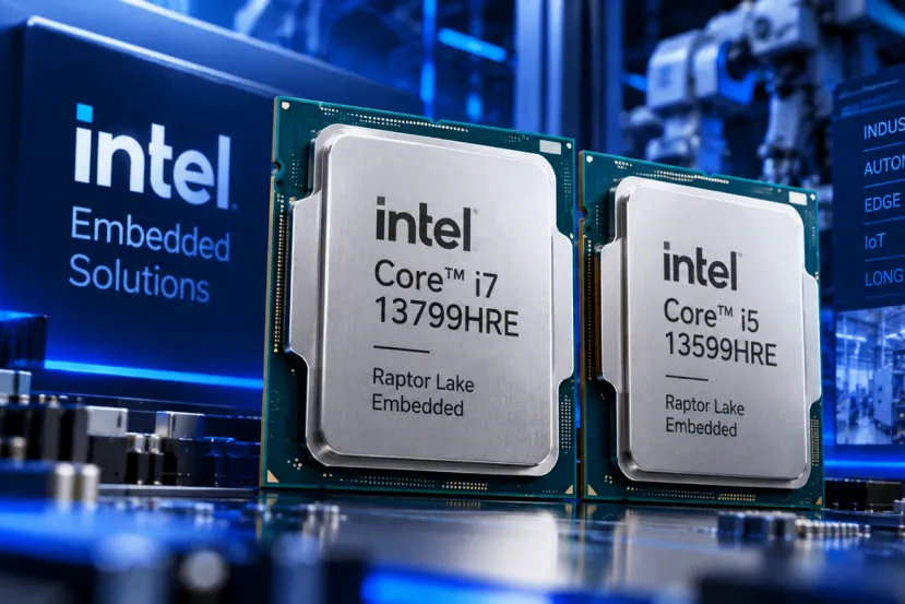 Intel prepara los Core i7-13799HRE y Core i5-13599HRE, dos nuevos Raptor Lake para sistemas embebidos