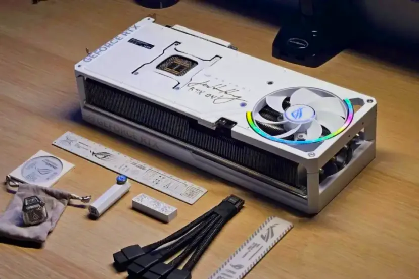 Una RTX 5090 firmada por Jensen Huang aparece de segunda mano y podría alcanzar los 15.000 dólares