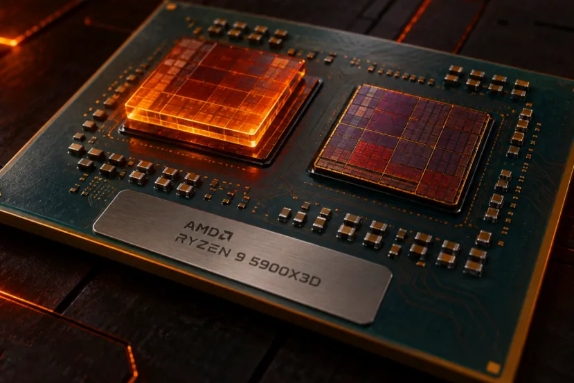 Aparece un Ryzen 9 5900X3D de 12 núcleos con 128 MB de caché L3 que AMD nunca lanzó