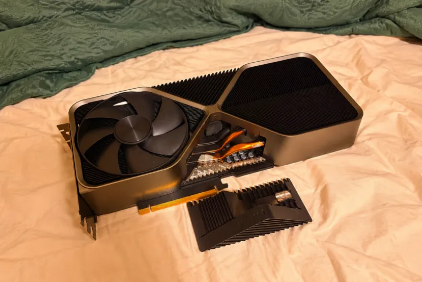 A una RTX 4090 Founders Edition se le desprende una sección del disipador al mover el PC