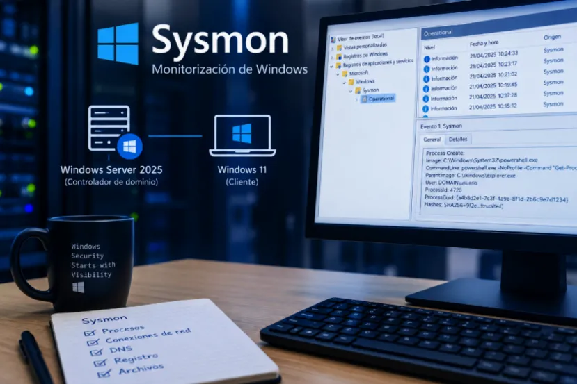 Cómo configurar Sysmon en Windows Server y Windows 11