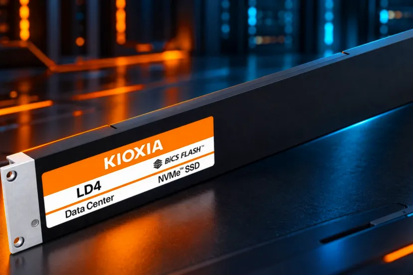 Kioxia LD4: SSD QLC E1.L para centros de datos con capacidades de hasta 122,88 TB