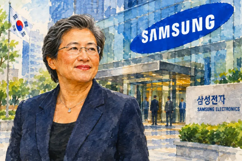 ¿Chips de AMD fabricados por Samsung? Lisa Su vuelve a Seúl y confirma que siguen explorando esa vía