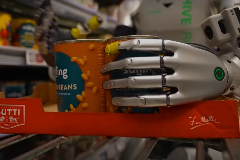 Algunos supermercados daneses están probando robots para reponer productos