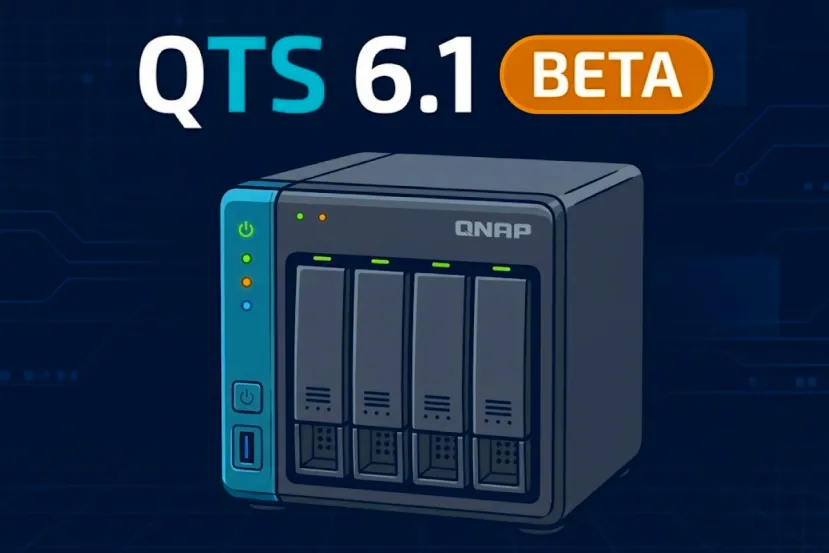 El sistema operativo para NAS QTS 6.1 se renueva con soporte para passkeys y núcleo Linux 6.6