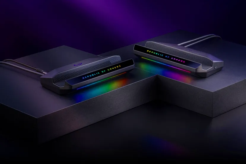 ASUS anuncia la base ROG Bulwark Dock DG310 para consolas portátiles por 99,99 euros