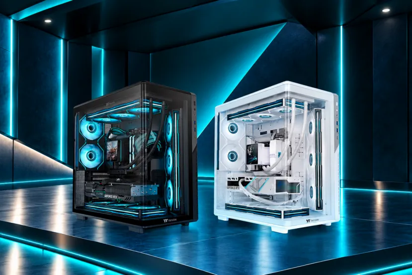 Thermaltake lanza la View 590 TG ARGB con cinco ventiladores de serie y cristal curvado