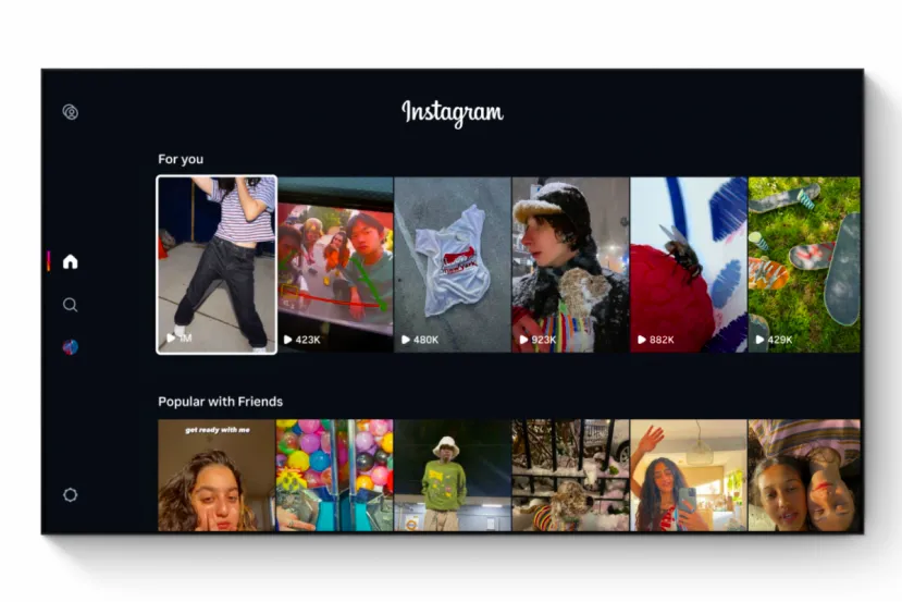 Instagram estrena aplicación oficial en Apple TV con soporte para Reels, directos y vídeos largos