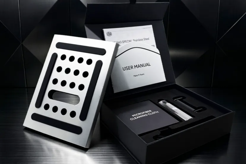 Cooler Master presenta la caja CUBE 540 Stainless Steel Special Edition, una versión con materiales premium de su CUBE 540