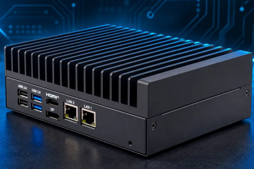 BIOSTAR detalla el MS-U320: un PC industrial sin ventiladores con Core 5 320 y cuatro puertos serie