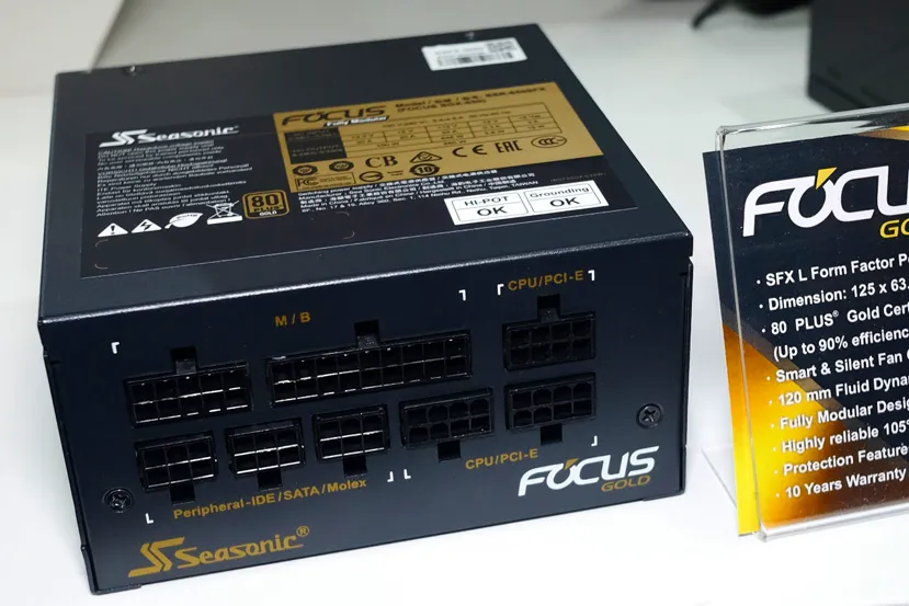 Seasonic muestra su nueva fuente SFX-L con eficiencia Gold y 650W de potencia