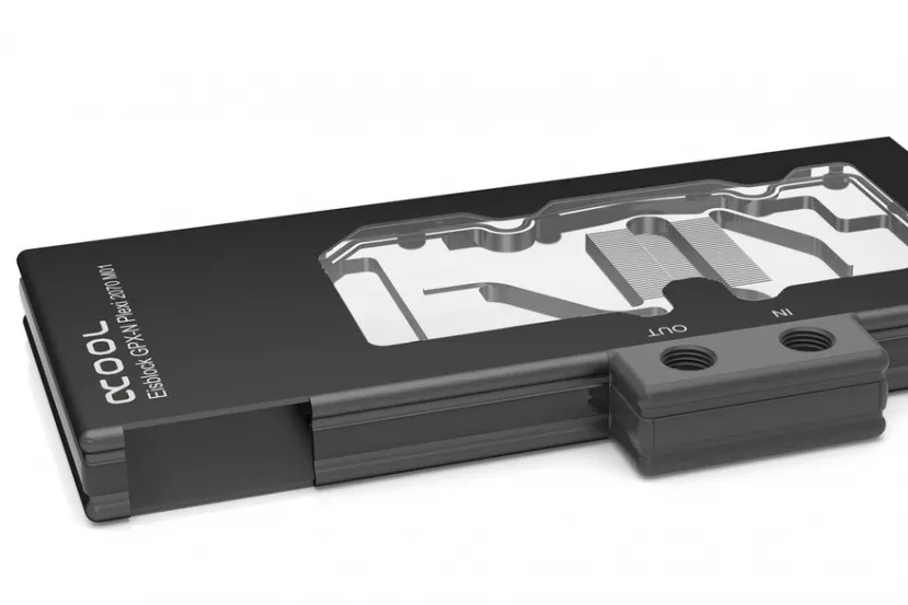 Alphacool ya tiene listo el primer bloque de refrigeración líquida para las GeForce RTX 2070