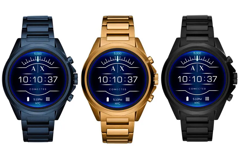 Armani lanza su primer smartwatch con Wear OS con resistencia a inmersiones de 30 metros