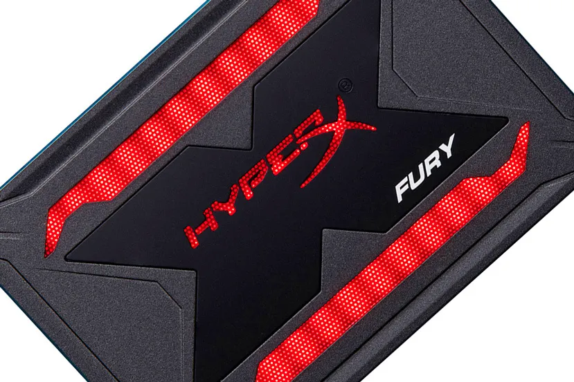 Los SSD Kingston HyperX Fury llegan con iluminación RGB y carcasa externa