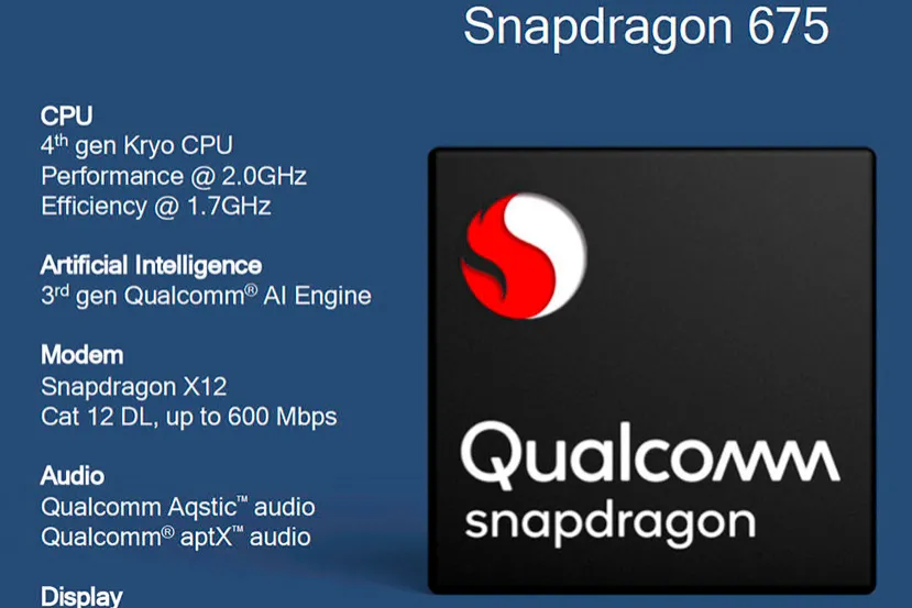 Qualcomm desvela el procesador Snapdragon 675 para smartphones gaming asequibles