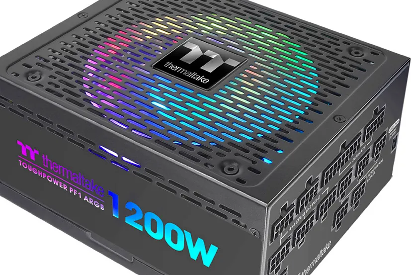 Thermaltake añade ARGB a su serie Toughpower PF1 con certificación 80 PLUS Platinum y 100% modulares