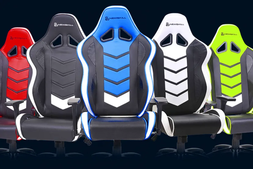 Inclinación de 180 grados y reposabrazos 4D son algunas de las características de las nuevas sillas gaming de Newskill