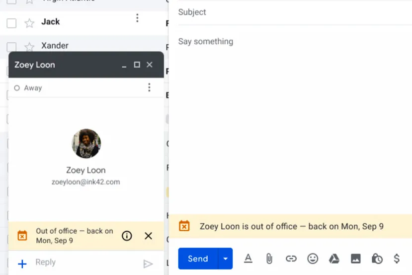 Gmail les dirá a tus compañeros de trabajo que estás de vacaciones antes de que te escriban un correo