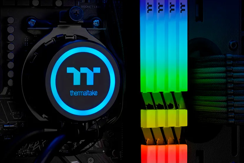 Iluminación RGB y hasta 3.600 MHz en los kits de memoria DDR4 Thermaltake TOUGHRAM RGB 