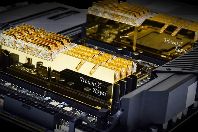 G.Skill expande sus kits de memoria Trident Z Royal con modelos de 32 y 64GB a 4300MHz