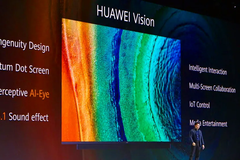 Huawei presenta su Smart TV con una diagonal de 75 pulgadas y panel QLED