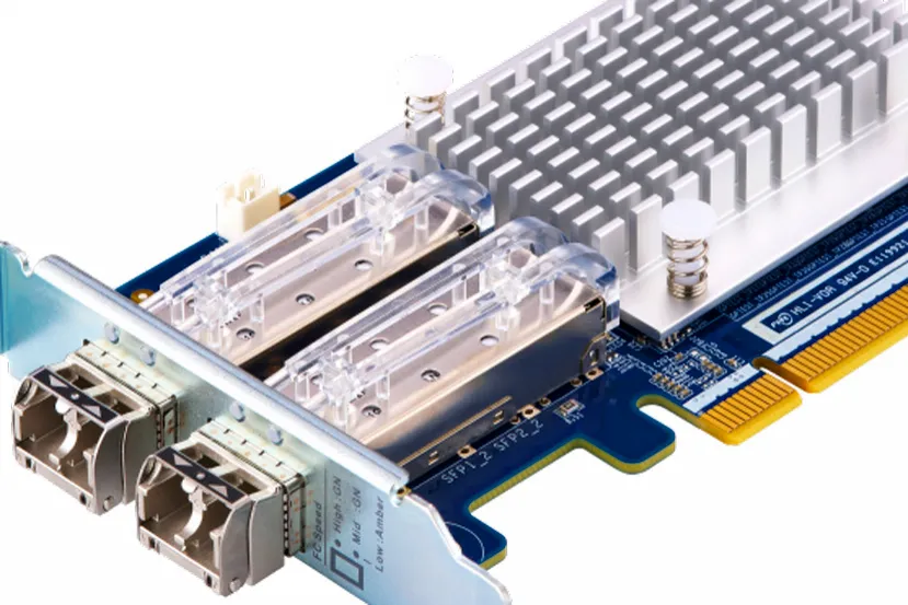 Hasta 32 Gbps con las nuevas tarjetas de red SFP+ QNAP QXP-G2FC