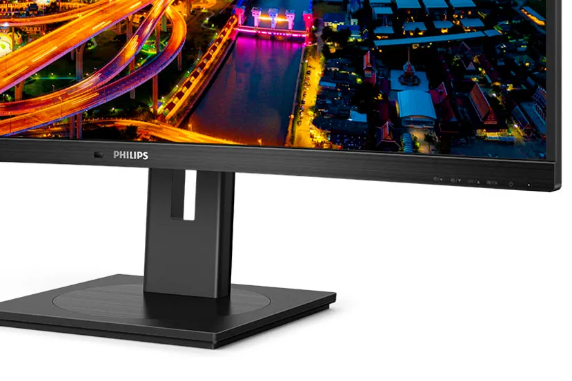 El monitor Philips 346B1C de 34" viene con resolución 3440x1440, 100 Hz y curvatura 1500R