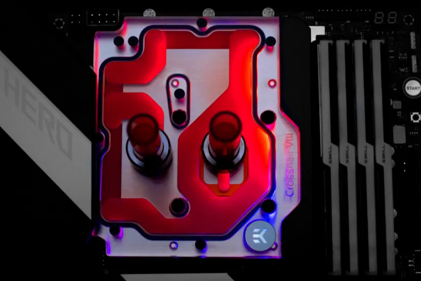 EK anuncia su monobloque con ARGB para la ASUS Crosshair VIII Hero