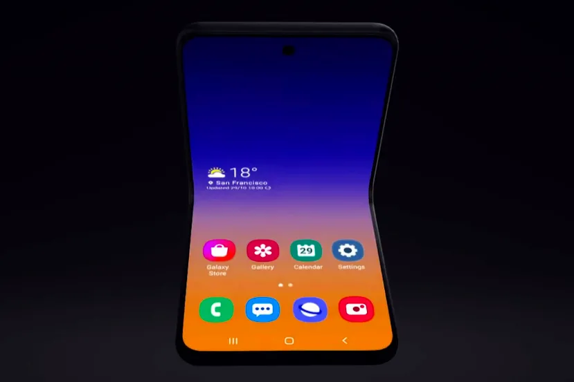 El próximo terminal plegable de Samsung se plegará verticalmente