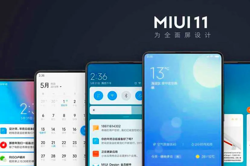 MIUI 11 ya disponible para numerosos smartphones de Xiaomi, incluyendo modelos con más de dos años de antigüedad