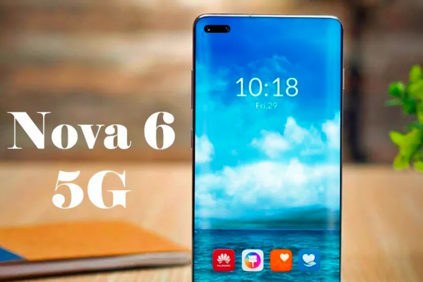 El Huawei Nova 6 5G llegará con Kirin 990, 8GB de RAM, Android 10 y 6 cámaras