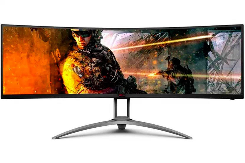 AOC AGON AG493UCX: un monitor gaming gigantesco de 49” con pantalla curva y  ultra panorámica, 120