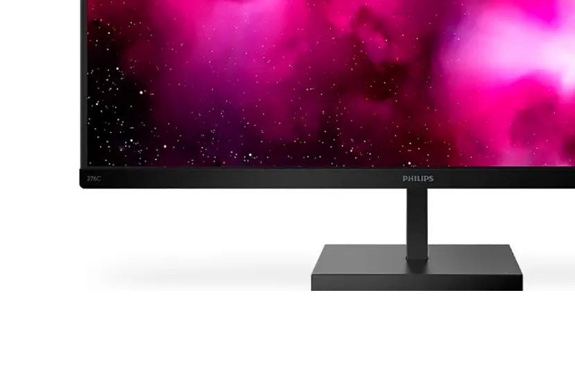 El monitor Philips Moda 276C8 viene con panel IPS a 75 Hz en una fina estructura casi sin marco