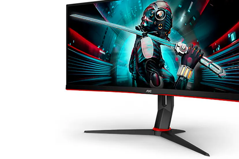 Los monitores gaming AOC CU34G2 incorporan un panel VA a 144 Hz de resolución 3440x1440