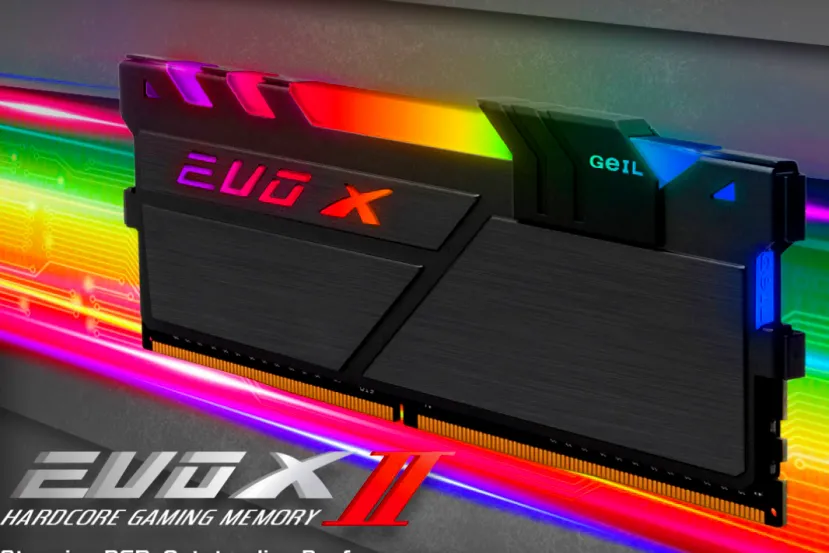 Geil lanza las memorias EVO X II AMD Edition optimizadas para Ryzen de tercera generación, 16GB a 3600 Mhz, CAS 18 y ARGB por 85 dólares 