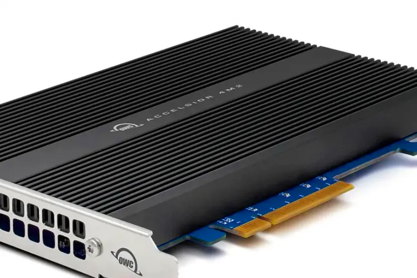 Hasta 8TB y más de 6000 MB/s en los nuevos Accelsior 4M2 PCIe 3.0 M.2 NVMe SSD de OWC