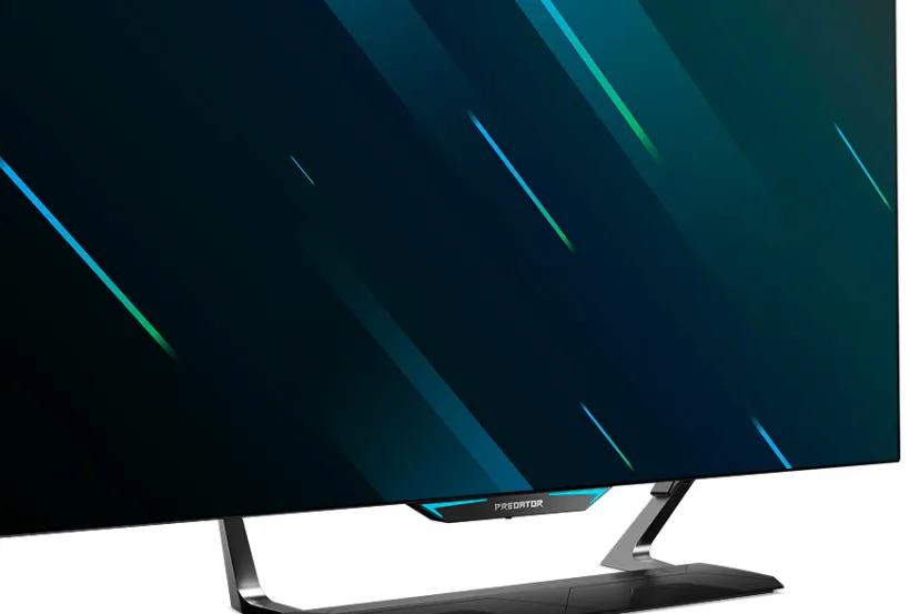 55 pulgadas de panel OLED 4K a 120 HZ y con 0,5 ms de respuesta es la carta de presentación del Acer Predator CG552K