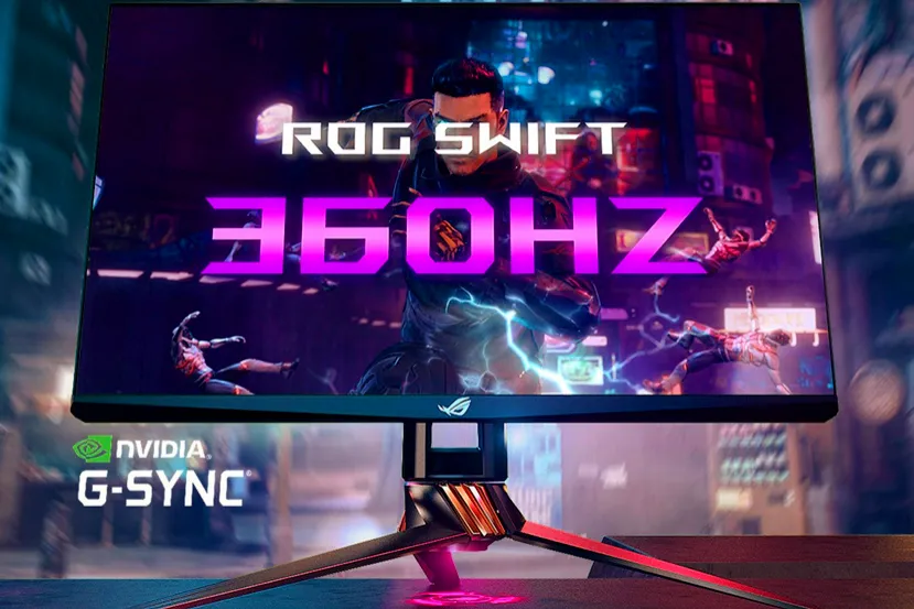 ASUS ROG Swift 360, el primer monitor del mundo con G-Sync eSports y 360 Hz 