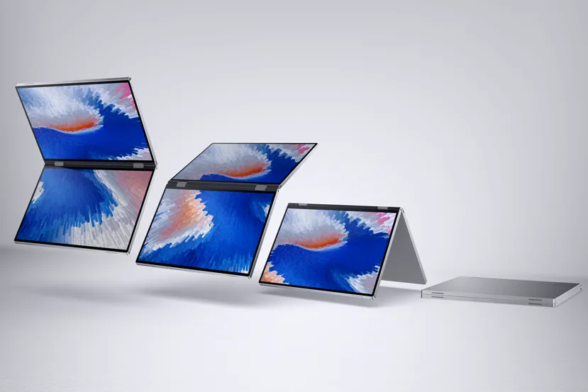 Dobles pantallas y modelos plegables entre los llamativos conceptos de portátiles de Dell