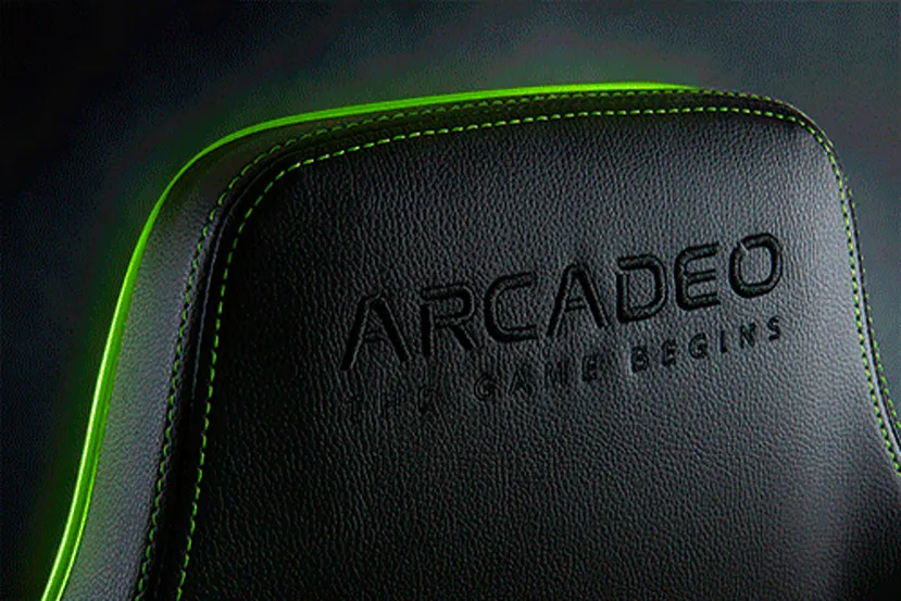 La silla Gaming de Arcadeo llega con 10 zonas de respuesta táctil personalizables