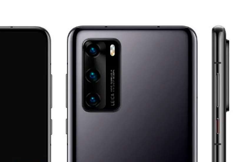 El diseño del Huawei P40 se filtra dejando ver tres cámaras traseras y dos frontales