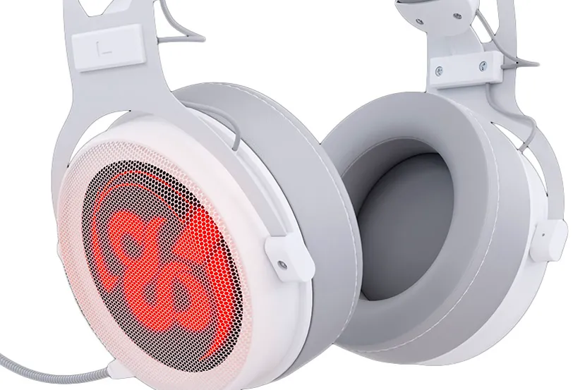 Drivers de 53 mm y acabados blancos con RGB en los  nuevos auriculares Newskill Kimera V2 Ivory