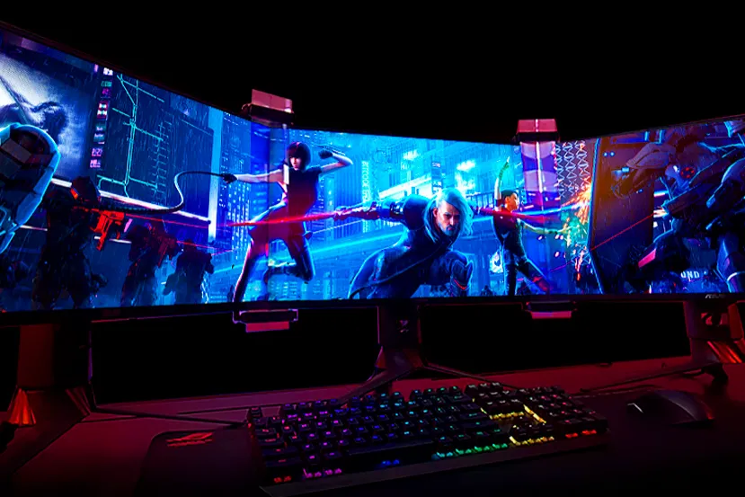 El kit ASUS ROG Bezel Free permite eliminar los marcos en sistemas multipantalla mediante refracción