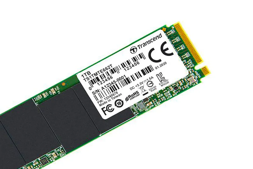 Los SSD M.2 Transcend MTE662T están diseñados para resistir en entornos industriales manteniendo unas altas velocidades secuenciales