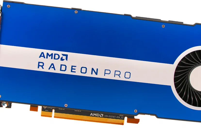AMD renueva su gama media de gráficas profesionales con la nueva Radeon Pro W5500 con arquitectura RDNA por 399 dólares