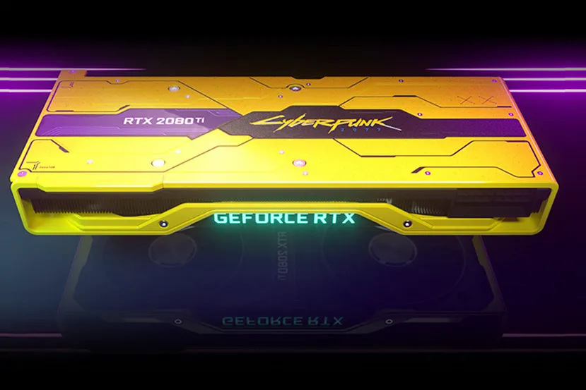 NVIDIA ha creado una edición especial de la GeForce RTX 2080 Ti tematizada de Cyberpunk 2077